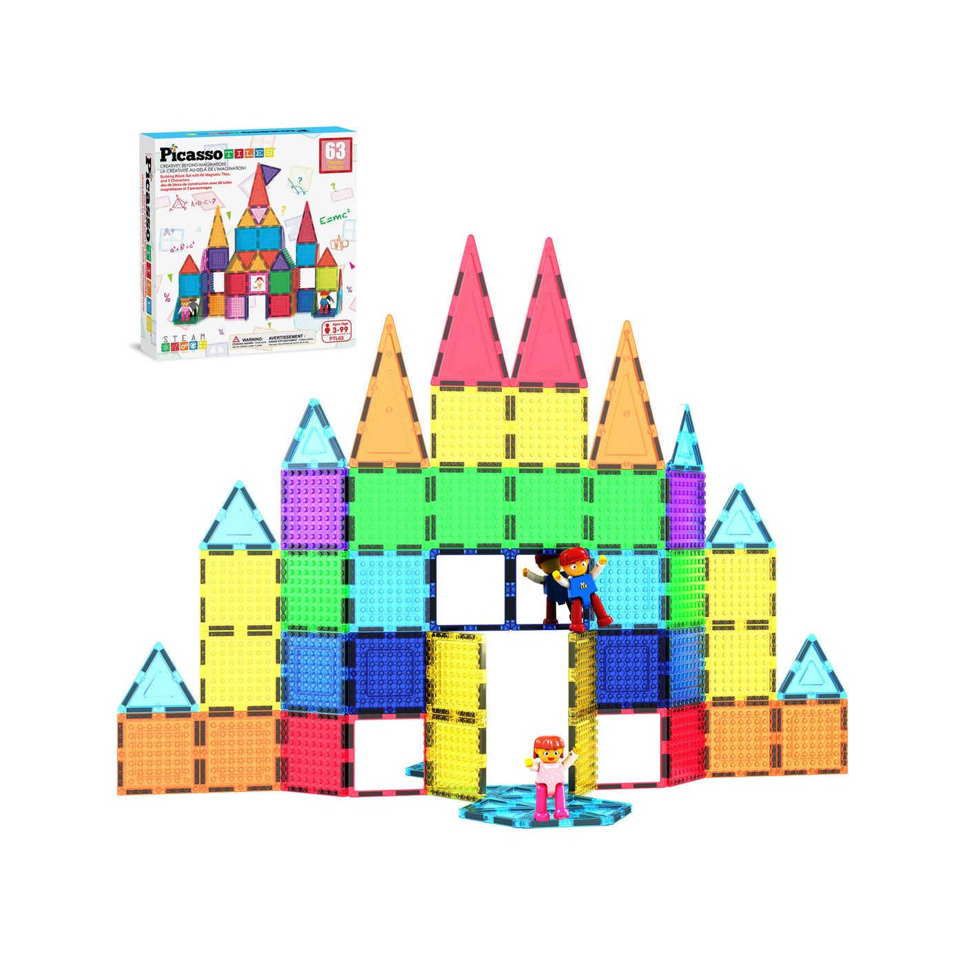 PicassoTiles - Set con Espejos y Bloques