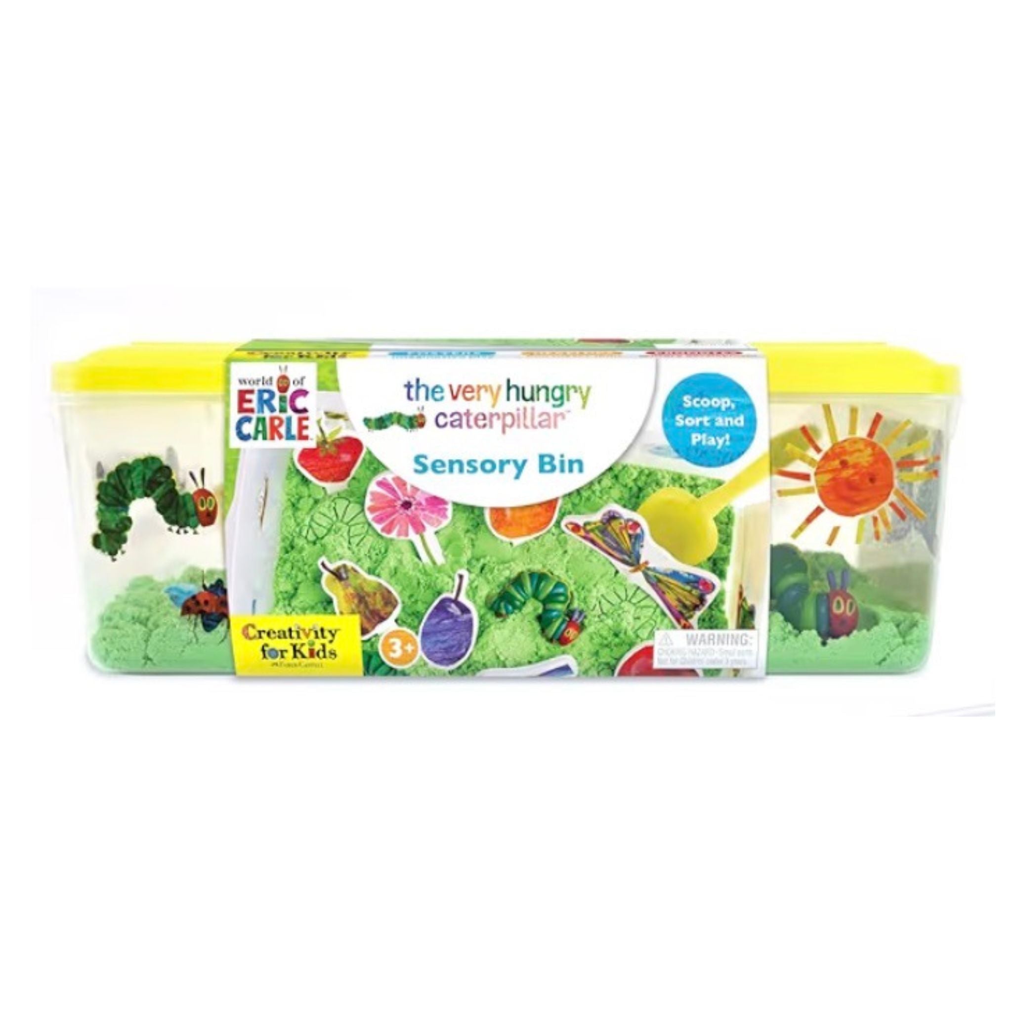Sensory Bin - The Very Hungry Caterpillar