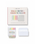 Dustless Chalk Crayons + Magnetic Holder Bundle