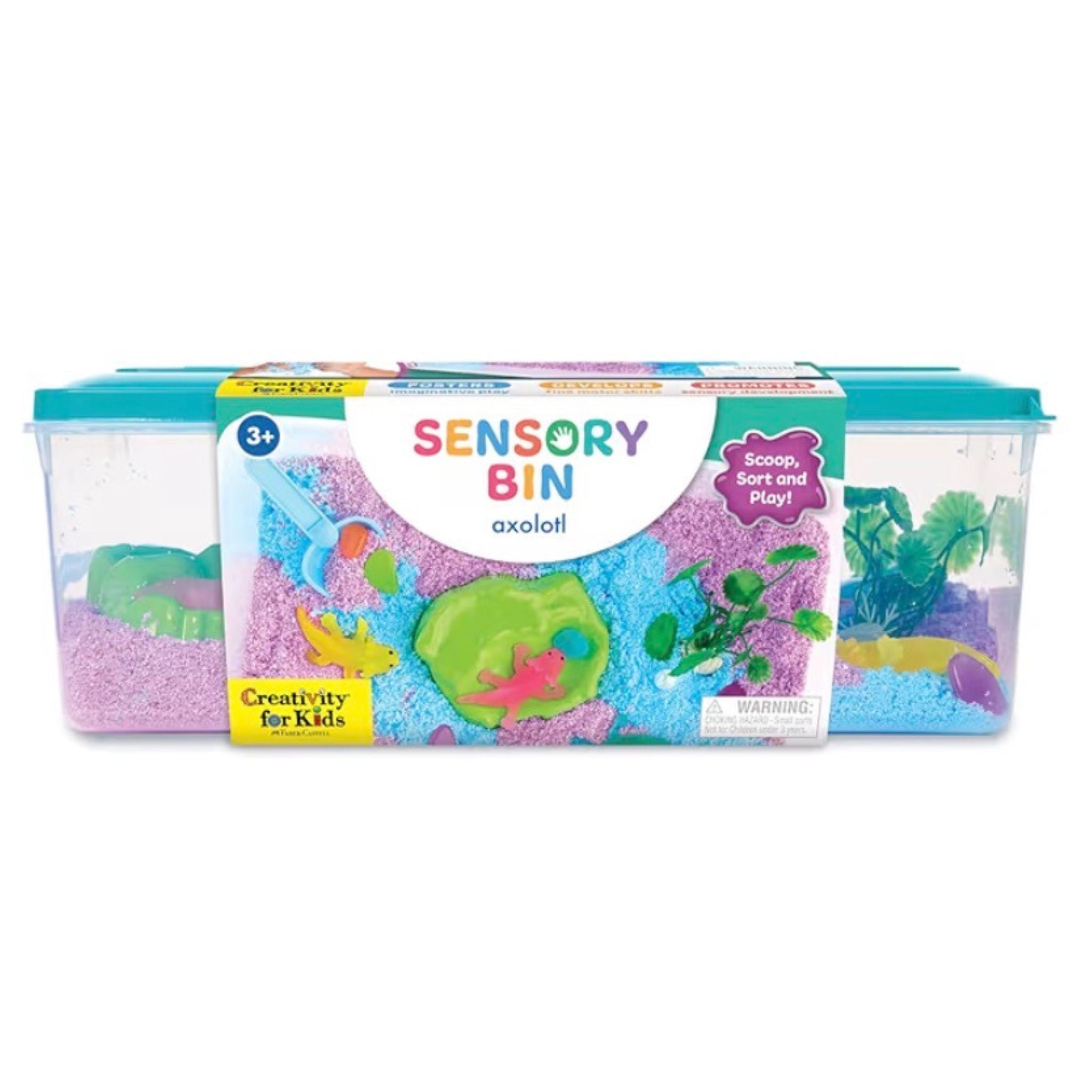 Sensory Bin - Axolotl