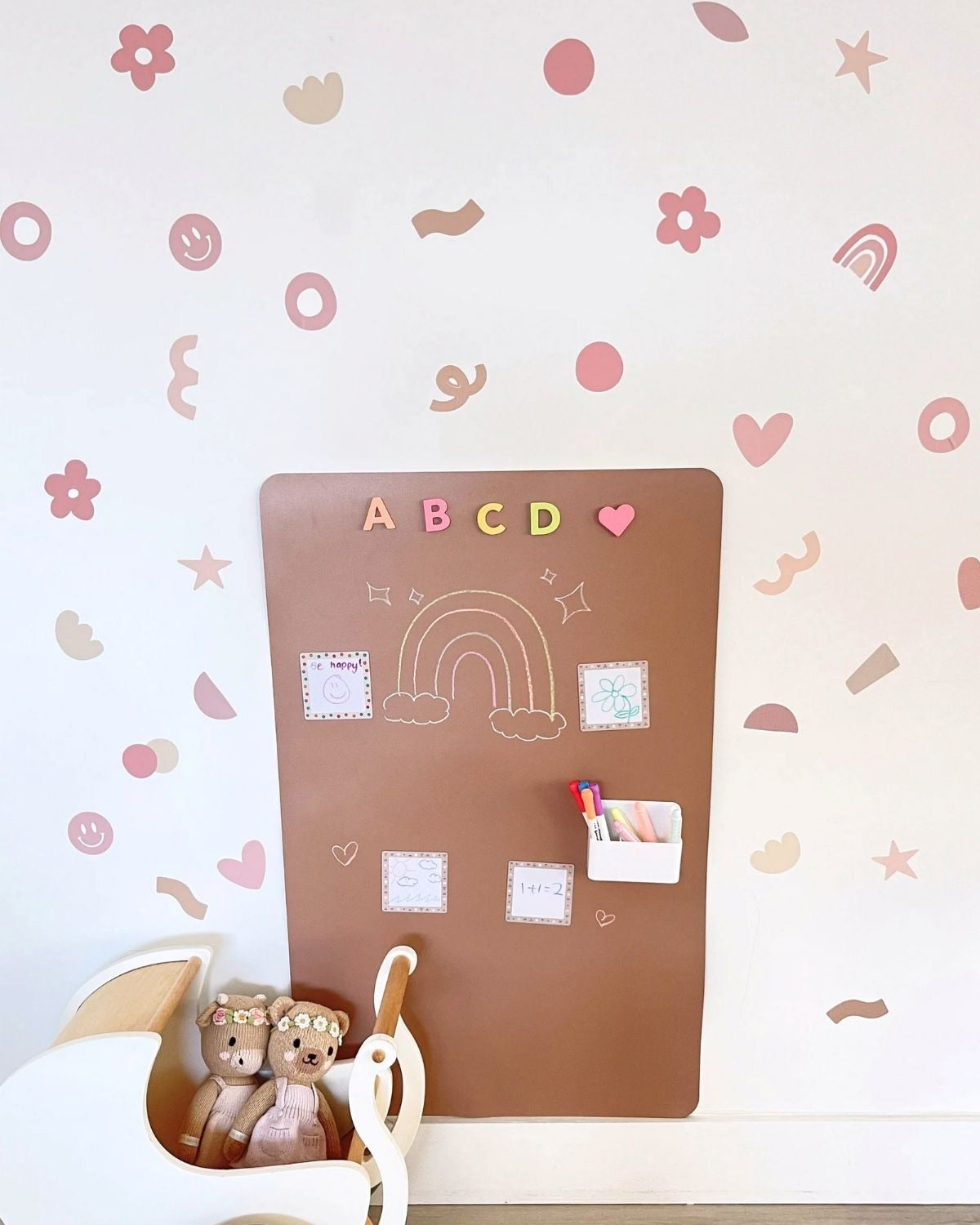 Stickers de Pared — Formas Abstractas Pastel