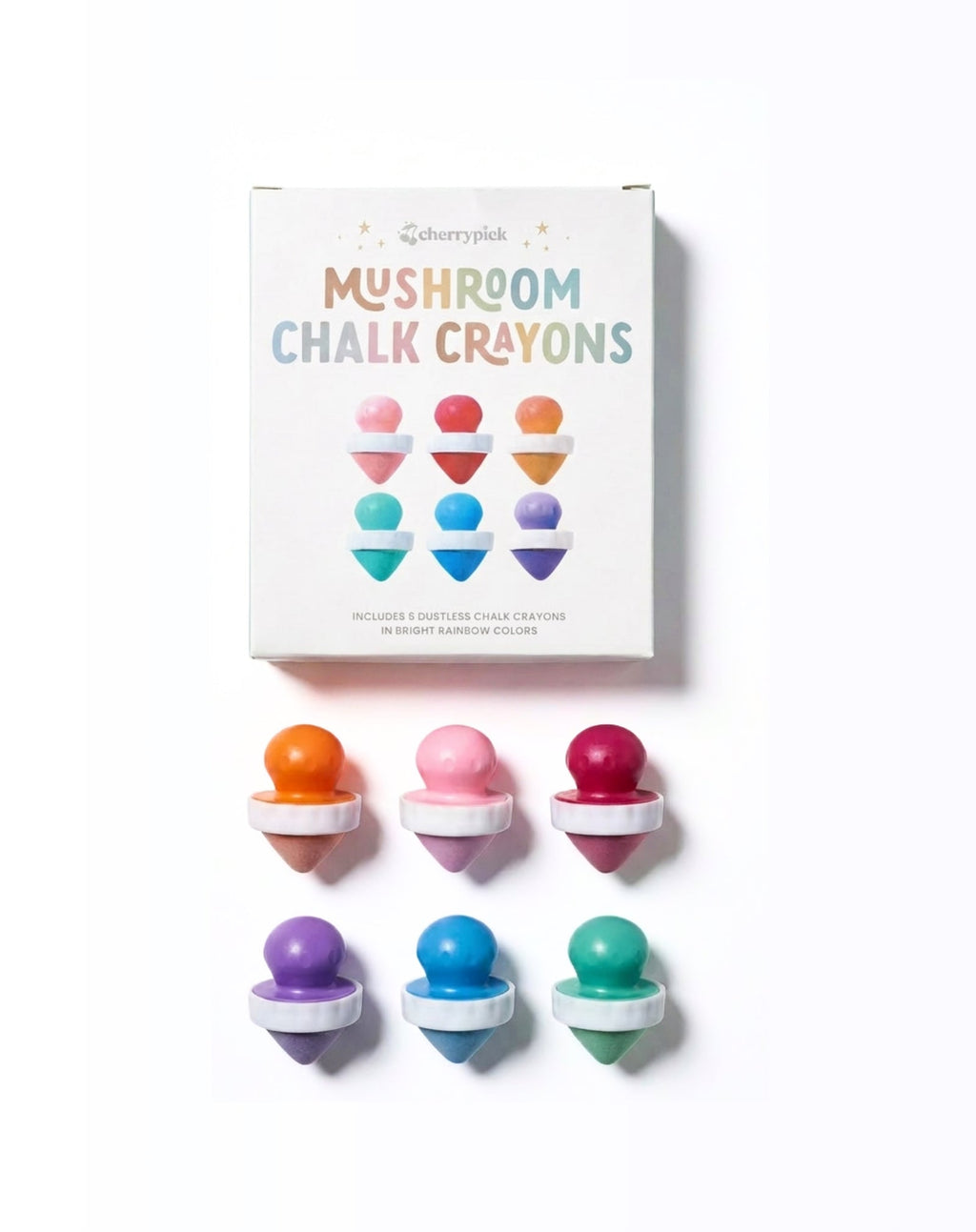 Mushroom Chalk Crayons - Tizas en Forma de Hongo