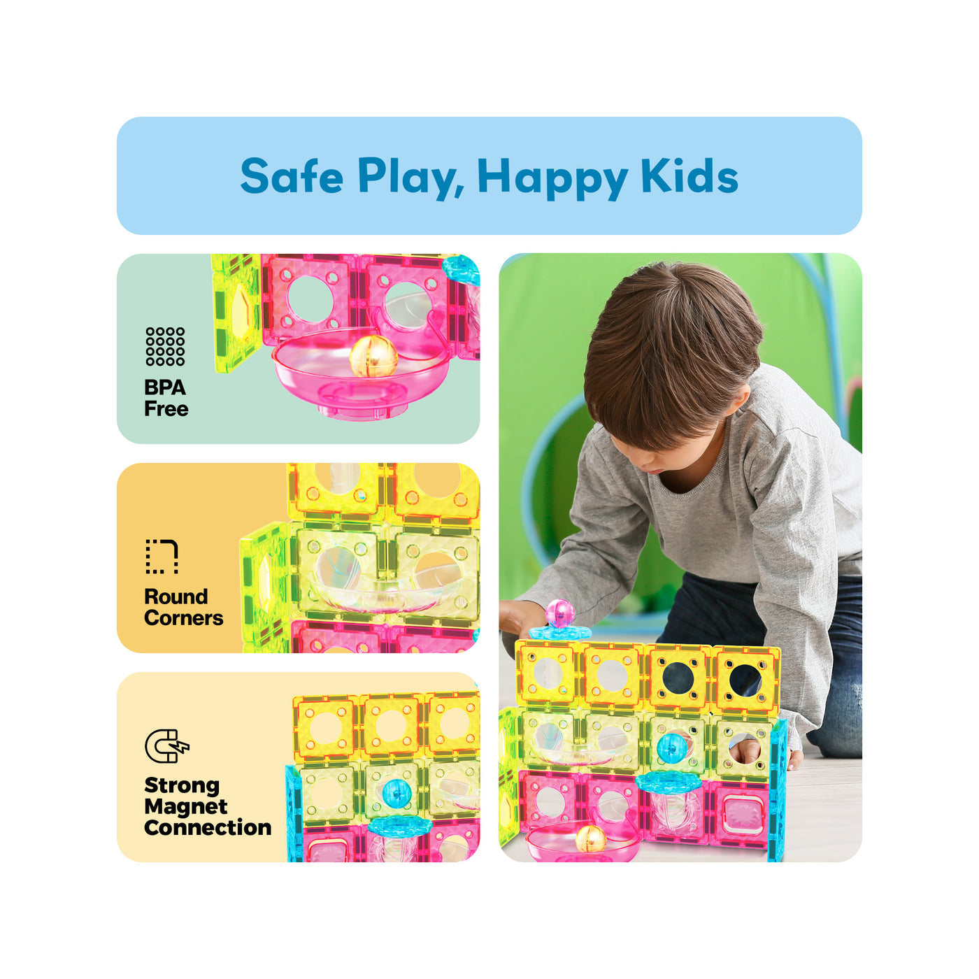 PicassoTiles - Circuito de Canicas Travel Size