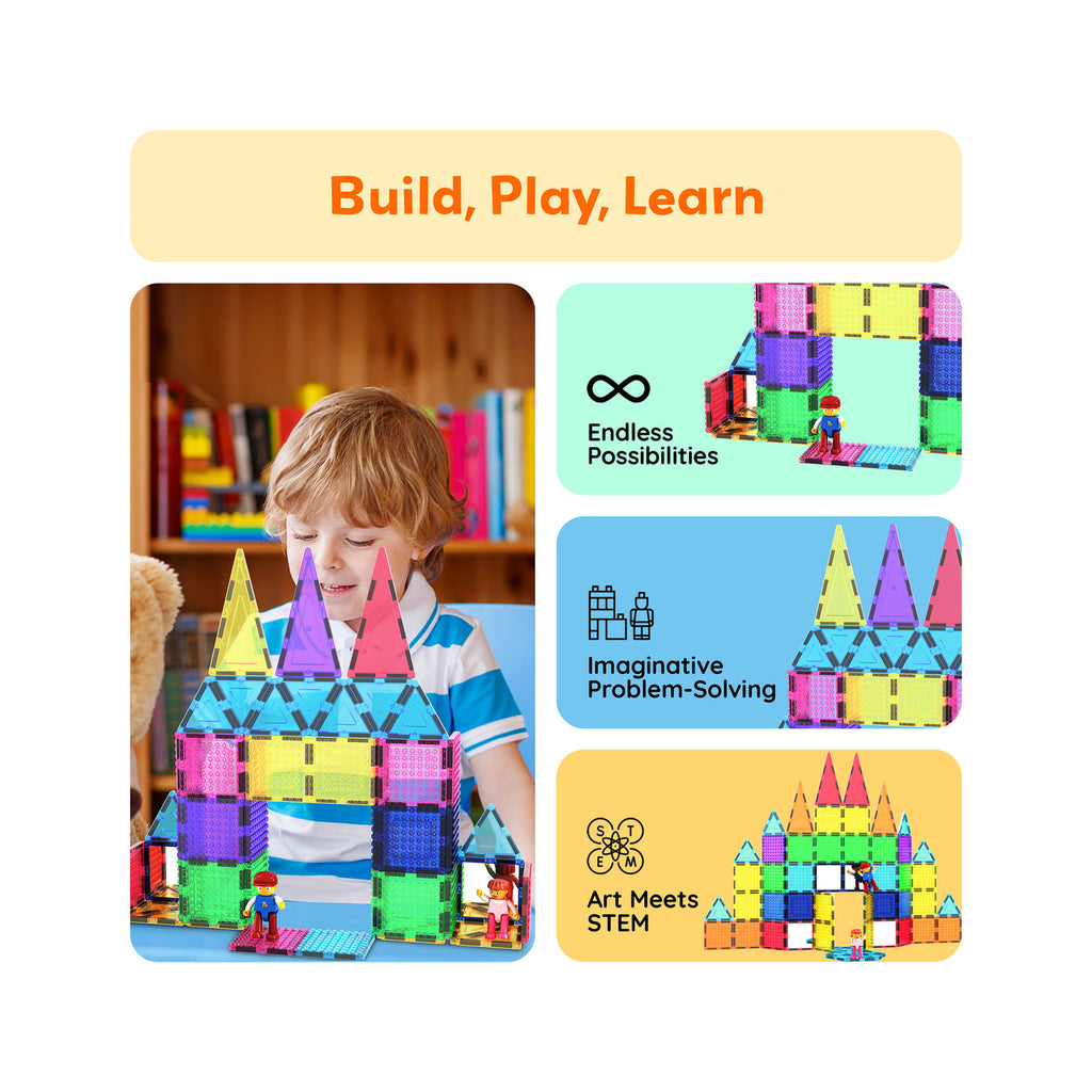 PicassoTiles - Set con Espejos y Bloques