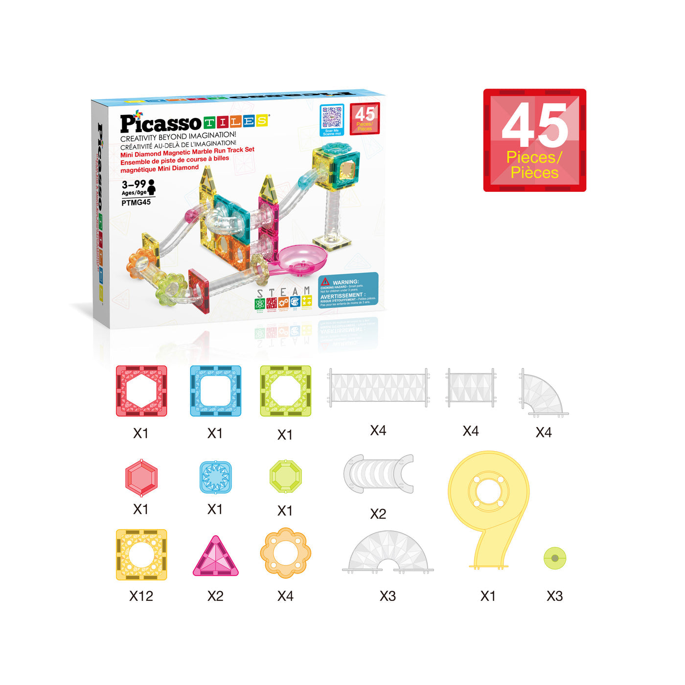 PicassoTiles - Circuito de Canicas Travel Size