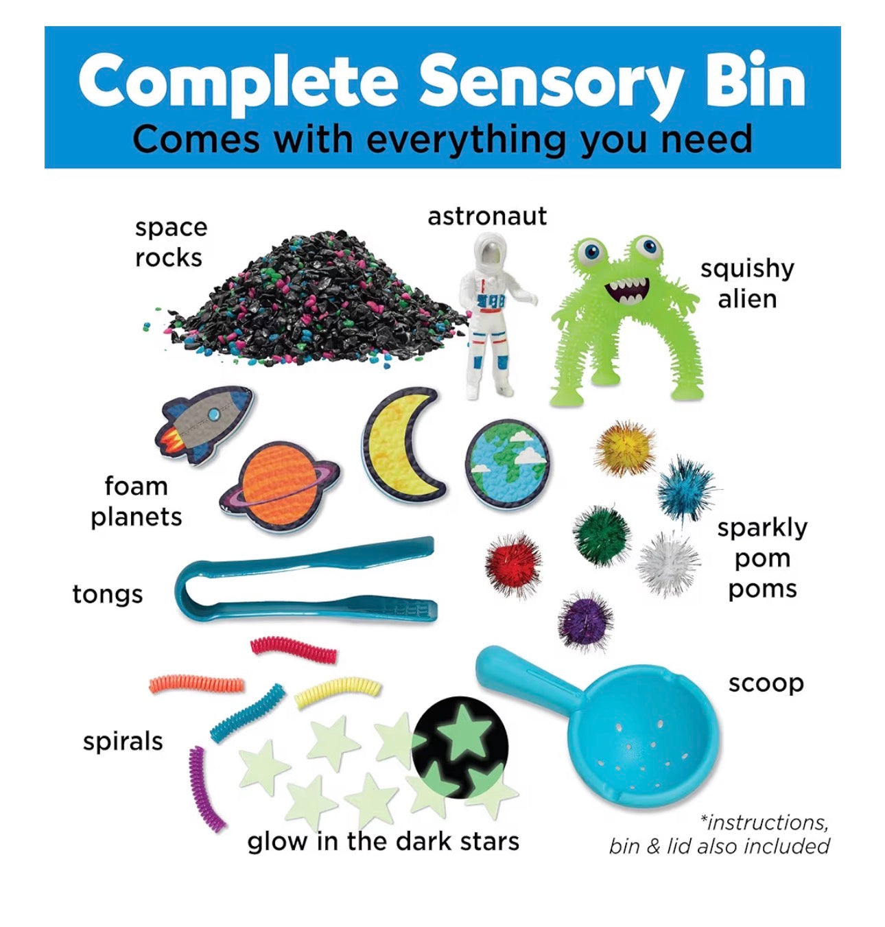 Sensory Bin - Outer Space