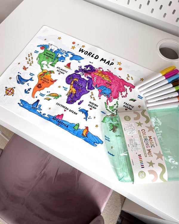 Magic Coloring Mat — Tapete de Colorear de Silicona