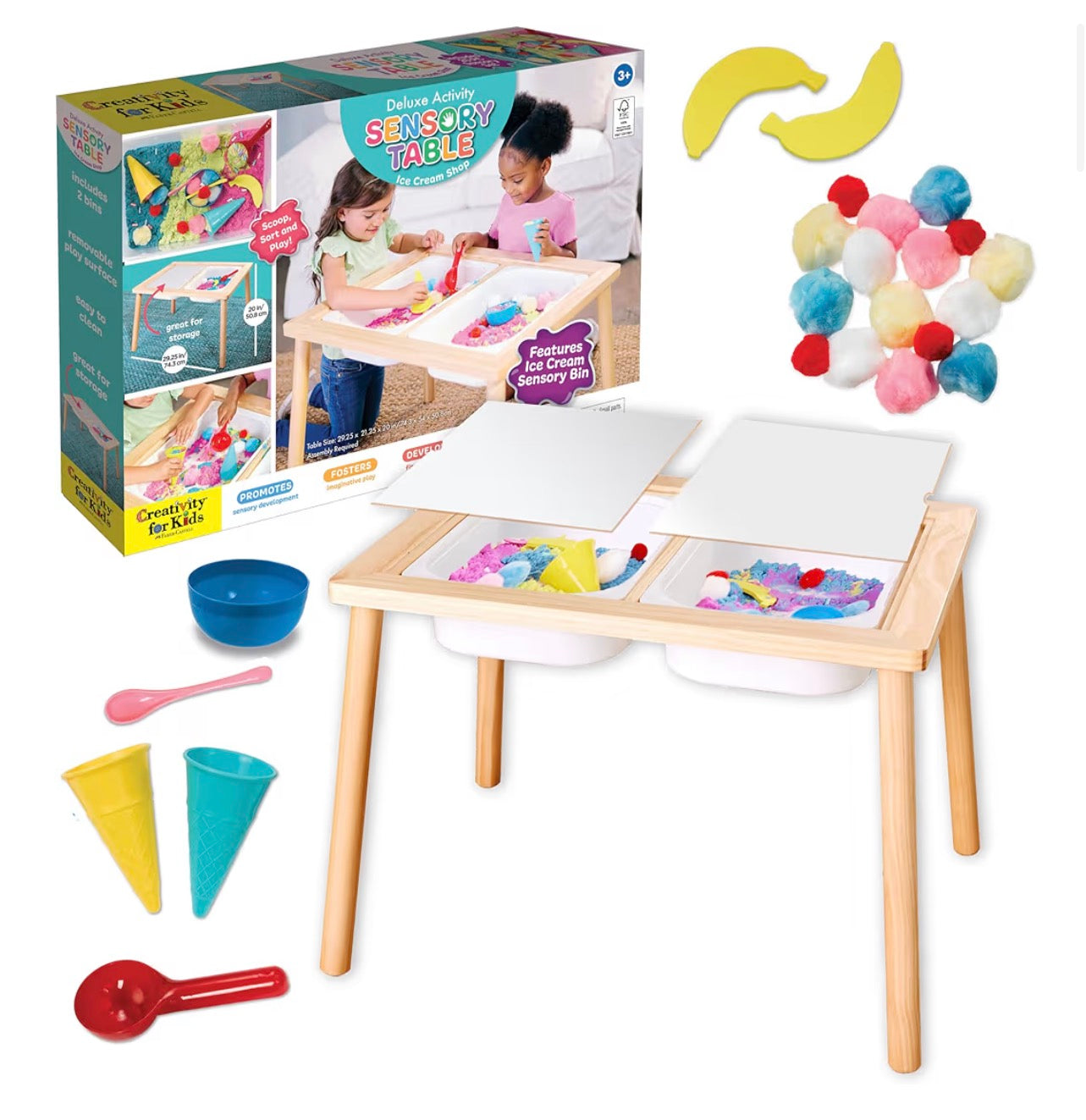 Deluxe Activity Sensory Table Ice Cream Shop