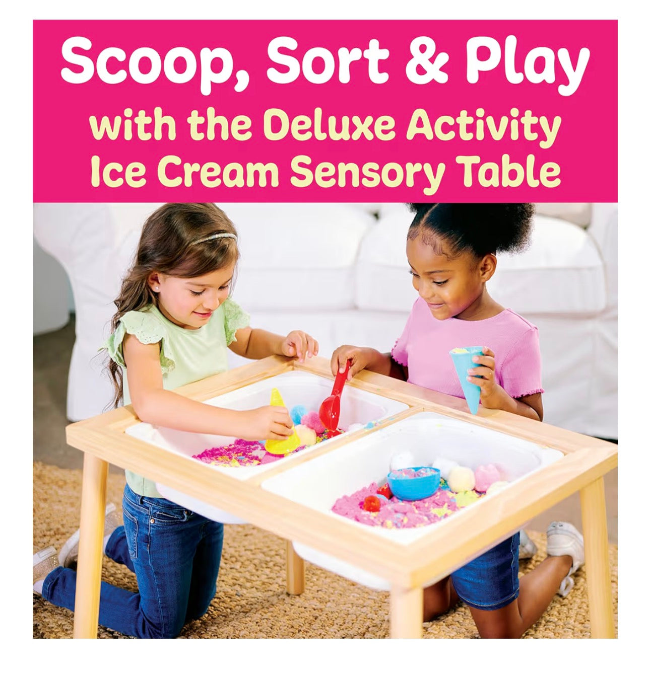Deluxe Activity Sensory Table Ice Cream Shop