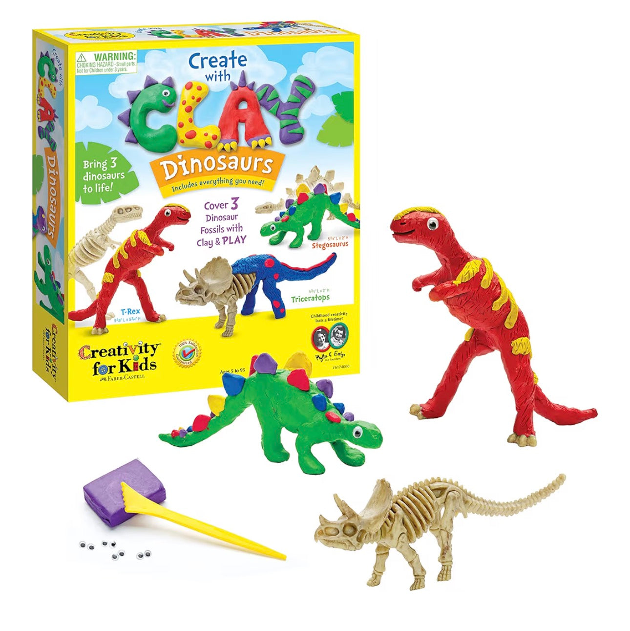 Create with Clay Dinosaurs