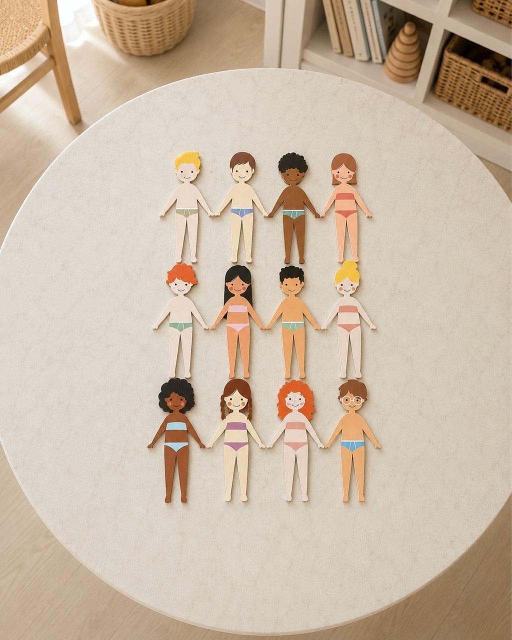 Set de Muñecas Magnéticas