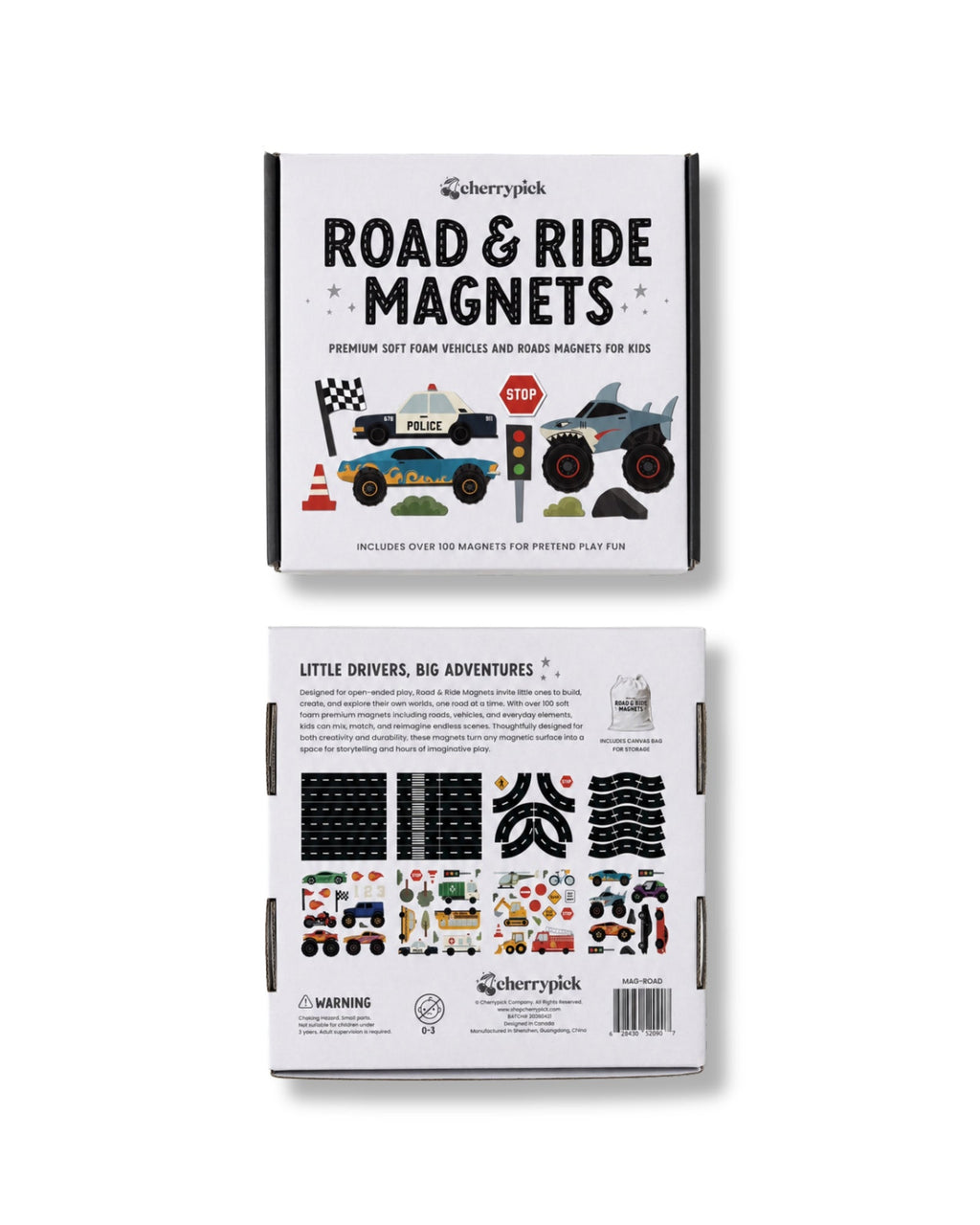 Road & Ride Car Magnets Set