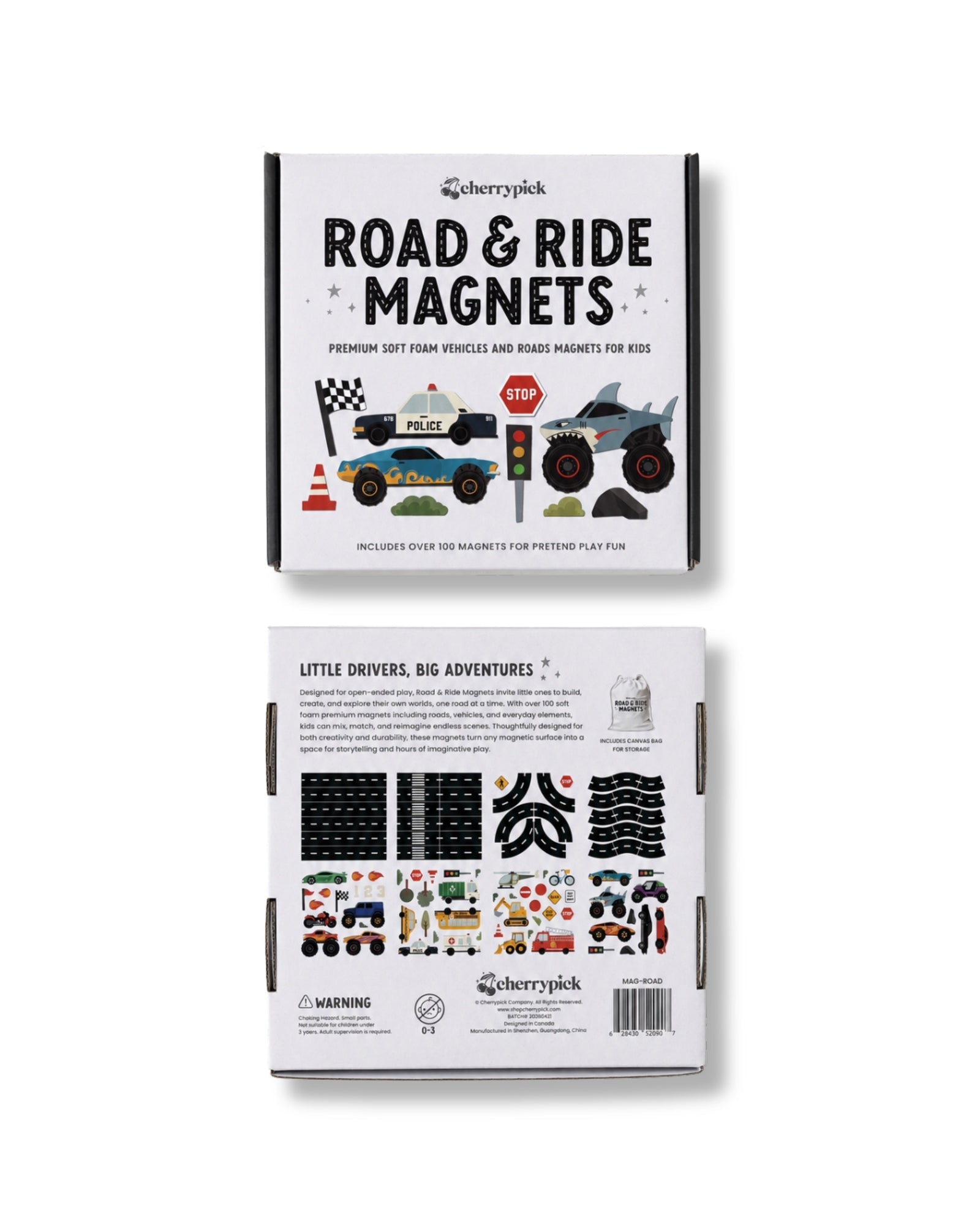Road & Ride Car Magnets Set