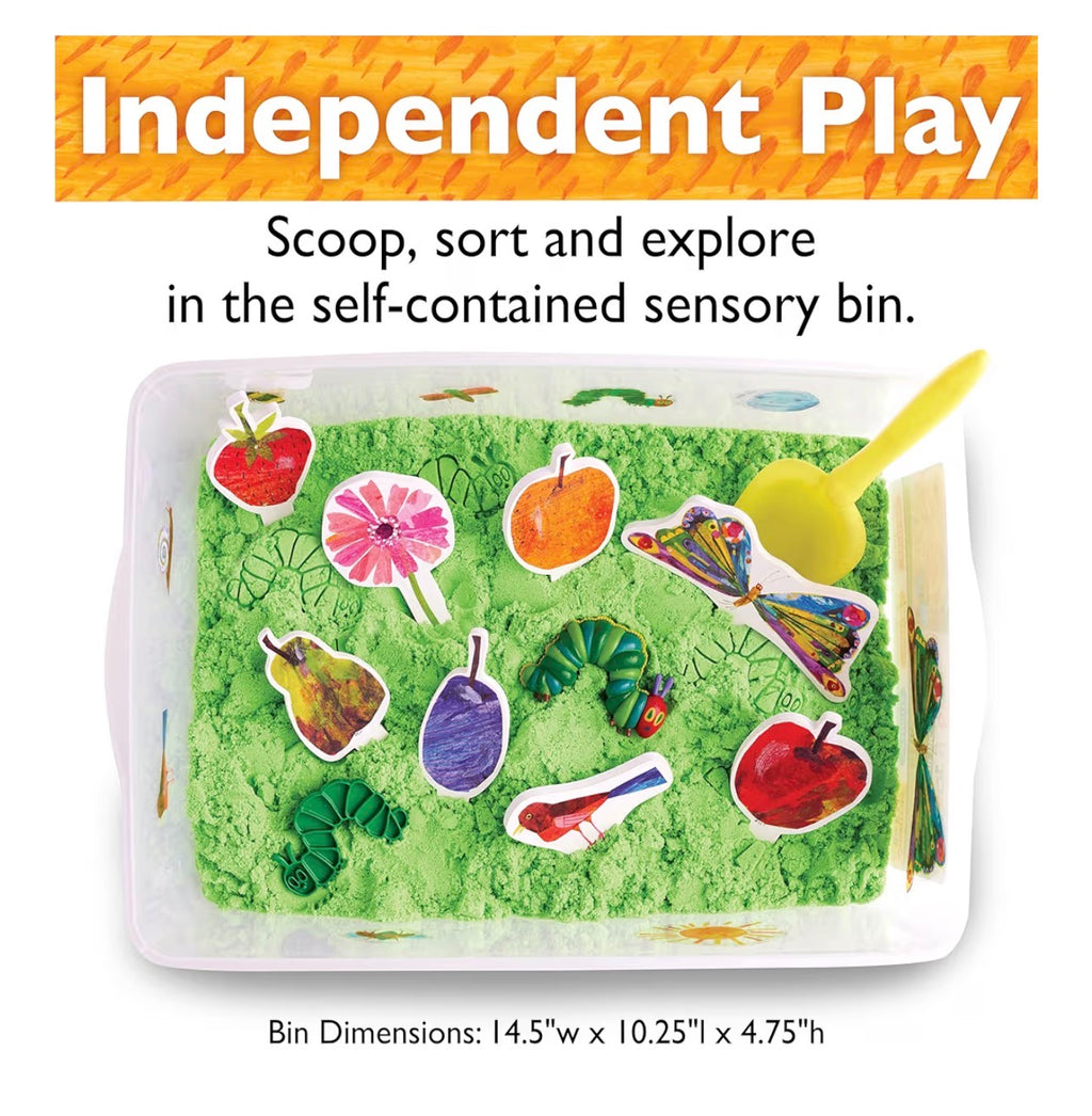 Sensory Bin - The Very Hungry Caterpillar