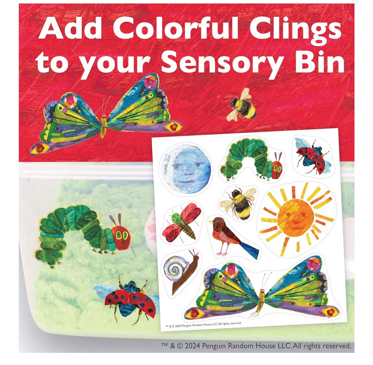 Sensory Bin - The Very Hungry Caterpillar
