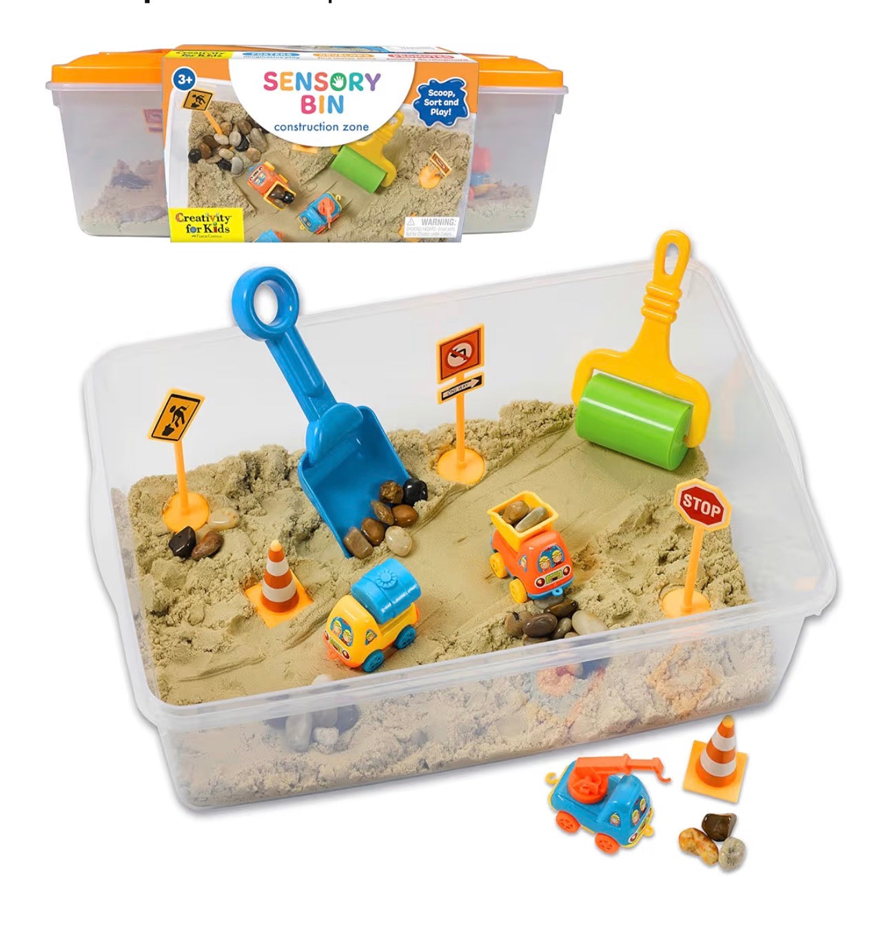 Sensory Bin - Construction Zone