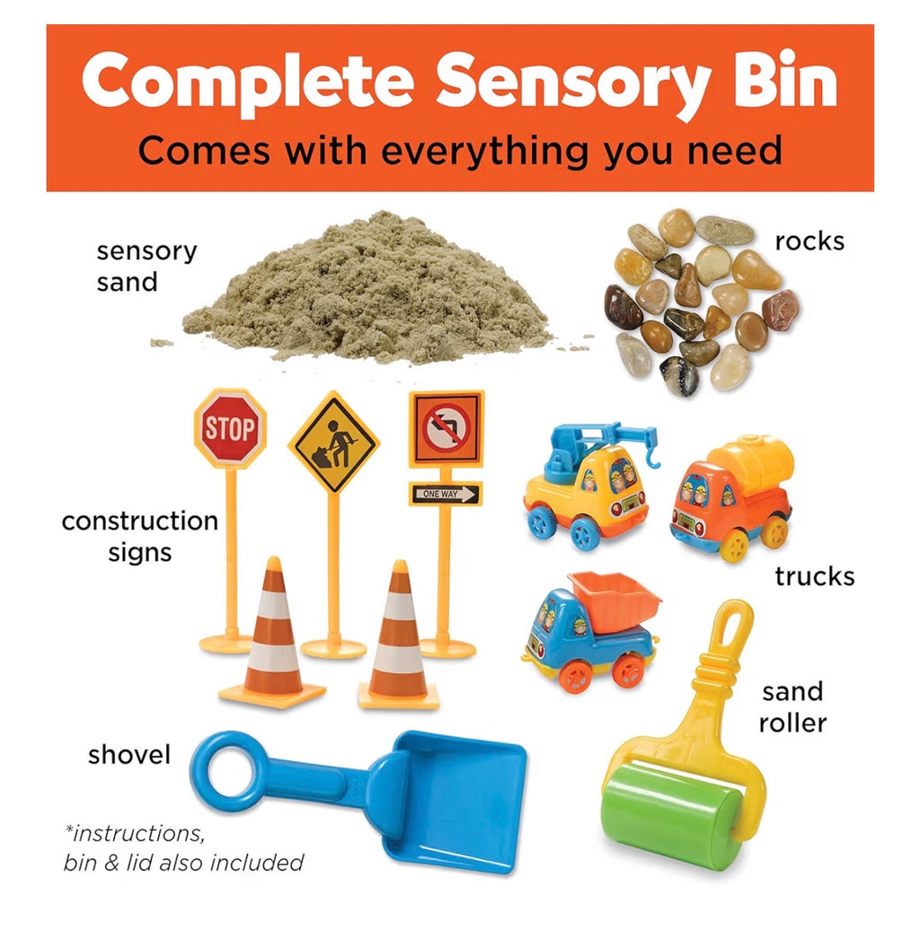 Sensory Bin - Construction Zone