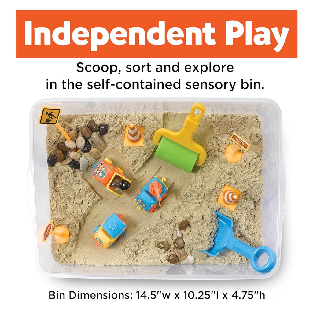 Sensory Bin - Construction Zone