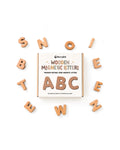 Letras Magnéticas de Madera (60 pzas)