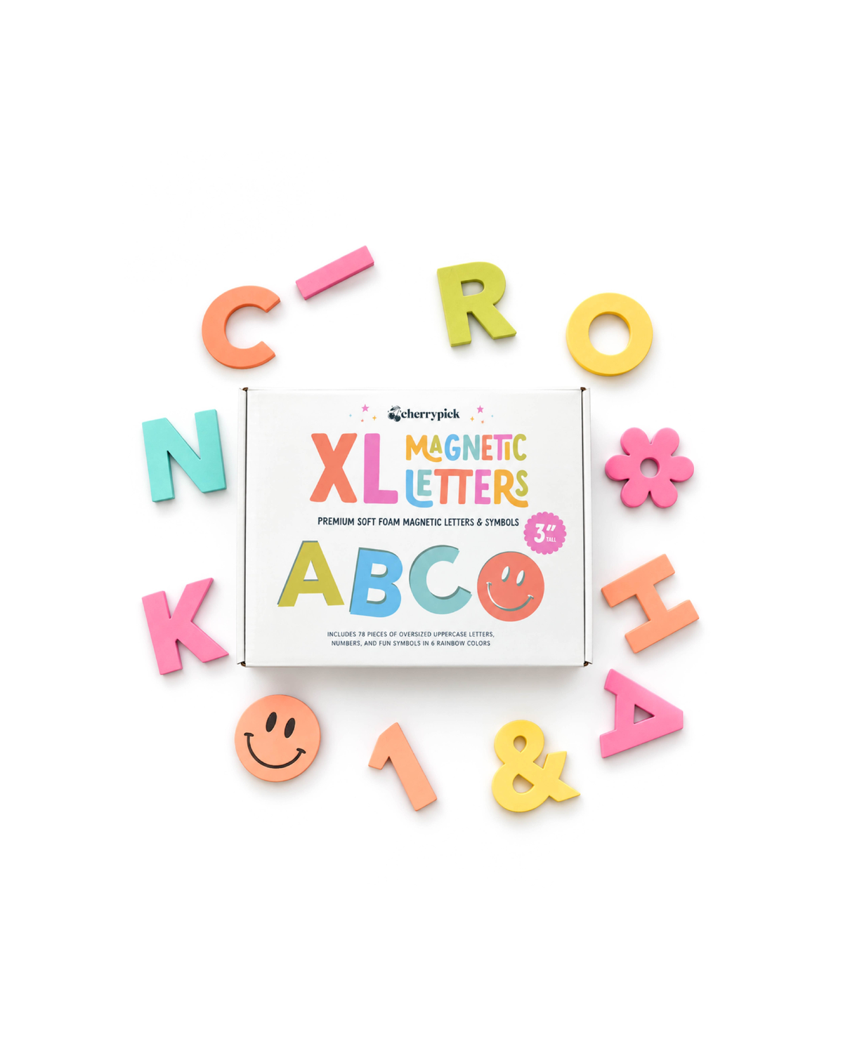 Letras y Símbolos Magnéticos XL de Espuma